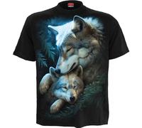 Spiral - MOTHER'S LOVE - Front Print T-Shirt Black