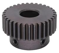 Spiral Motor Teeth Spur Gear, 1 Module Metal Gear 1M 31T 32T 33T 34 Teeth Spur Gear Bore 6mm 8mm 10mm 12mm 45 Carbon Steel Pinion Gear Transmission miter worm(10 Mm Bore,1M 31T)