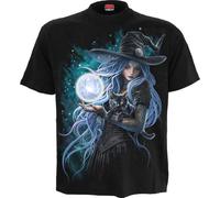 Spiral - Mystic Moon - Front Print T-Shirt Black - 4XL