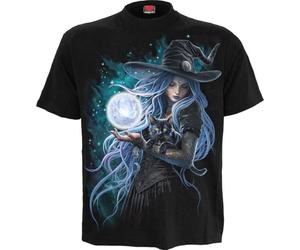 Spiral - Mystic Moon - Front Print T-Shirt Black - L