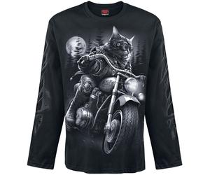 Spiral Nine Lives Long-sleeved Top black XL