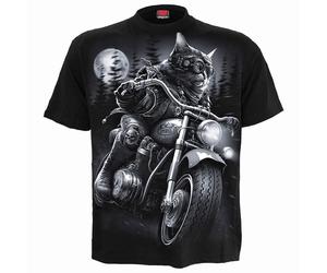 Spiral - NINE LIVES - T-Shirt Black