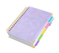Spiral Notebook - A5 Journal Notebook with Removable Divider - 300 Pages Notepad for Students Teachers Meeting College Study Notes School Home