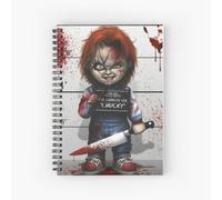 Spiral Notebook Chucky from Childs play A5 120 Pages