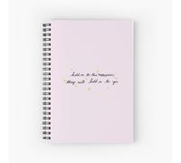 Spiral Notebook hold on to the memories - taylor swift A5 120 Pages