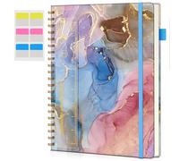 Spiral Notebook Journal 8.5” x 11”, A4 Large Notebooks for Women Men, College Ruled Lined Journal, 100 GSM Paper, Hardcover Spiral Bound Journals for Work School Note Taking, Vibrant Watercolor