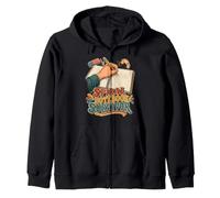 Spiral Notebook Survivor Left Handed Student Zip Hoodie