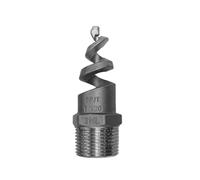 Spiral Nozzle, Spiral Nozzle 316L Stainless Steel Silver Pipe Fitting Male Thread Multiple Sizes(1inch)
