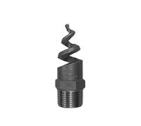 Spiral Nozzle, Spiral Nozzle 316L Stainless Steel Silver Pipe Fitting Male Thread Multiple Sizes(46085)