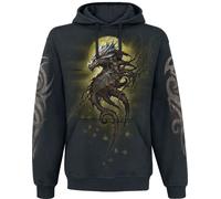 Spiral Oak Dragon Hoodie black S