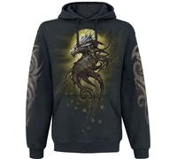 Spiral Oak Dragon Hoodie black XXL