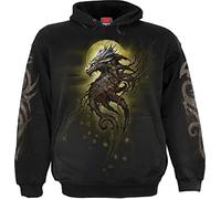 Spiral Oak Dragon Hooded sweater black XL