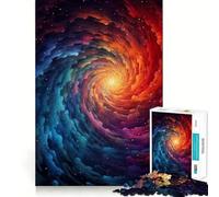 Spiral Of Wolrds Birth Jigsaws 1000 Pieces for Adults Mind Exercise Toy Stress Relief Design Assembly Elegant Gift 38x52cm
