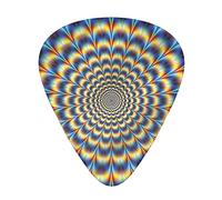 Spiral Optical Illusion Gif* Guitar Picks Pack Of 12,Comfortable Feel, Smooth Edges, Abrasion,Suitable For Guitar, Ukulele, Etc.