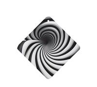 Spiral Optical Illusion Gif Pattern Car Air Fresheners 4 Pcs Square Hanging Aromatherapy Tablets Scented Fresheners For Bedroom Bathroom