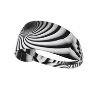 spiral optical illusion gif Print Elastic Exercise Headband - Breathable, and Stylish Sports Headband for Summer Cycling, Yoga, Running