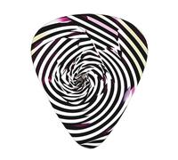 Spiral Optical Illusion Gif Print Organizer Storage Box Different Thickness Guitar Picks For Acoustic Guitar