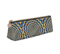 Spiral Optical Illusion GIF Print Students Supplies Higher Capacity Pencil Pouch Pen Case School Travel Office Desk