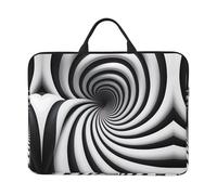 spiral optical illusion gif Print14in Laptop Case Sleeve Bag â€“ Messenger Briefcase with Handle â€“ Portable Travel & Business Laptop Sleeve