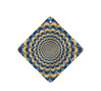 Spiral Optical Illusion Gif Printing 10 Pieces Air Freshener Car Hanging Cards Air Freshener Sheets With Rope For Cars Home