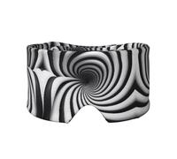 Spiral Optical Illusion GIF Unisex Side Sleeping Headband, Sleeping Eye Mask and Ear Muffs, (26.8 * 4.3 inches), Indoor and Outdoor Travel Yoga Adjustable Comfort Eye and Ear Muffs,