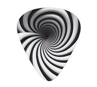 spiral optical illusion gif Wear-resistant guitar picks, thin, medium, heavy, 12 pieces of guitar picks, suitable for guitar, bass, electric guitar, ukulele,