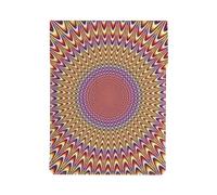 spiral optical illusion Print 13-inch Laptop Sleeve, Slim Shockproof Insertion Design Leather Laptop Case for Office, School, Travel