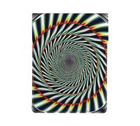 spiral optical illusion Printed Laptop Sleeve Bag 13-Inch - Leather Laptop Sleeve Case Shockproof Protective Computer Cover Bag