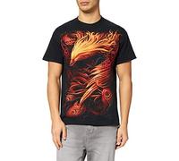 Spiral Direct Phoenix Arisen Bird Flames Fire Fantasy Gothic T Shirt T145M101