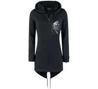 Spiral Pocket Kitten Hoodie Jacket black M