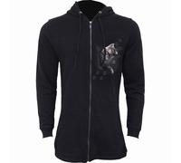 Spiral - POCKET KITTEN - Ladies Fish Tail Full Zip Hoody - Zip Sleeve - S S