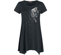 Spiral Pocket Kitten T-Shirt black 4XL