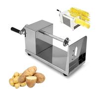 Spiral Potato Cutter Stainless Steel Potato Tower Machine Chipper Potatoes Chips Cutter Machine for Tornado Chips, Potatoes Fruit Carrots or Cucumbers Slicer