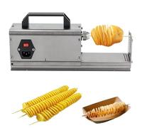 Spiral Potato Slicer Cutter for Curly Fries, Stainless Steel Blade with Handle, Easy to Use, Non-Slip Twist Potato Cutter