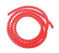 Spiral Protective Sleeves, 2 Meter PP Spiral Wrapping Bands 10mm Outer Diameter Cable Tidy Wrap Wire Management Organizer Tube(Red)