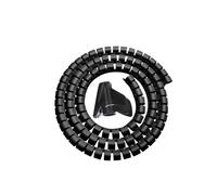Spiral Protector， 4mm-30mm Tube plastic Cable Sheath Winding Pipe Spiral Wrapping Wire Management Organizer(32mm Inside Diameter,3 meter)