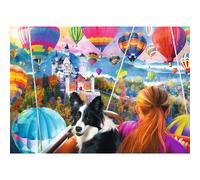 Trefl - Puzzle Spiral: Balloon Festival - 1040 Elements - Spiral Shape, Curly Images, Colorful Balloons, Creative Entertainment, Fun for Adults and Children from 12 Years Old