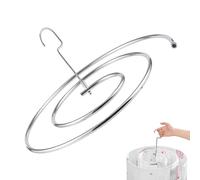 Spiral Quilt Hanger - Stainless Steel, Foldable Blanket Hanger, Heavy Duty Coverlet Hangers | Multi Layer Spiral Design, Space Saving, Structure For Bedspread, Coverlet, Mattress, Sofa Cover