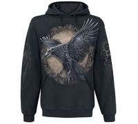 Spiral Direct RAVEN WISE - Hoody Black - 4XL