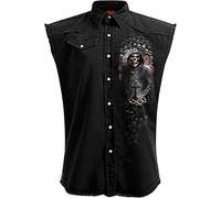 Spiral - Reaper Time - Sleeveless Stone Washed Worker Black - XXL