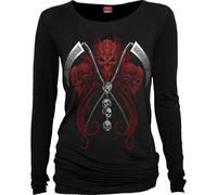Spiral - REAPERESS - Baggy Top Black
