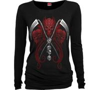 Spiral Direct REAPERESS - Baggy Top Black - XXL - Screen - Screen
