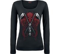 Spiral Reaperess - Long-sleeved Top Long-sleeve Shirt black XL