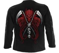 Spiral - REAPERESS Unis - Unisex - long sleeve t-shirts - Large - B778z