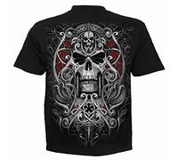 Spiral - REAPER'S DOOR (Unisex Black Short Sleeve T-Shirts) Medium