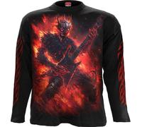 Spiral - Riff Burner - Longsleeve T-Shirt Black, Black, Large