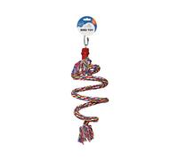 Spiral rope for toy birds with floshe Duvoplus