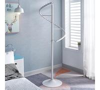 Spiral Rotating Clothing Rack, Round Garment Rack, 71inch Heavy Duty Garment Rack, for Clothing Store Commercial Home, Space Saving Shelves,White