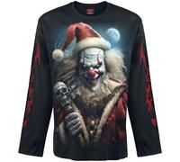 Spiral Santa Clown - Long-sleeved Top Long-sleeve Shirt black M