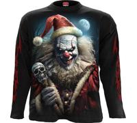 Spiral - Santa Clown - Longsleeve T-Shirt Black - M